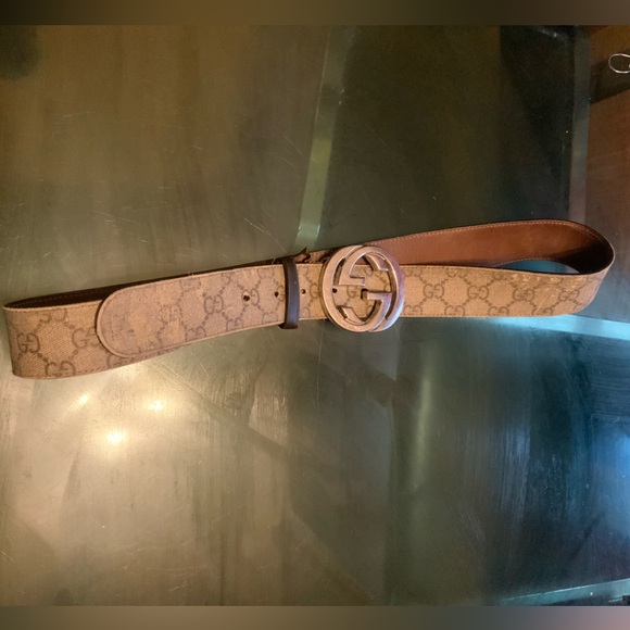 Gucci Other - Gucci Brown Monogram Belt. Needs restoration. Selling as is. Sz. 38